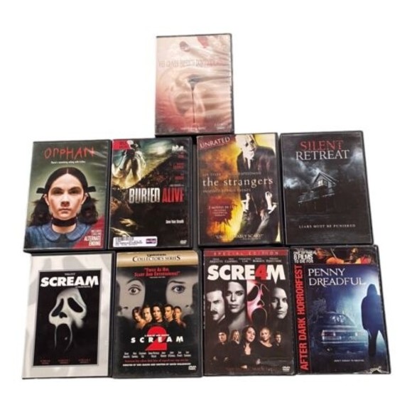 Halloween DVD Movie Lot Scream 2 The Strangers Orphan - Picture 1 of 5